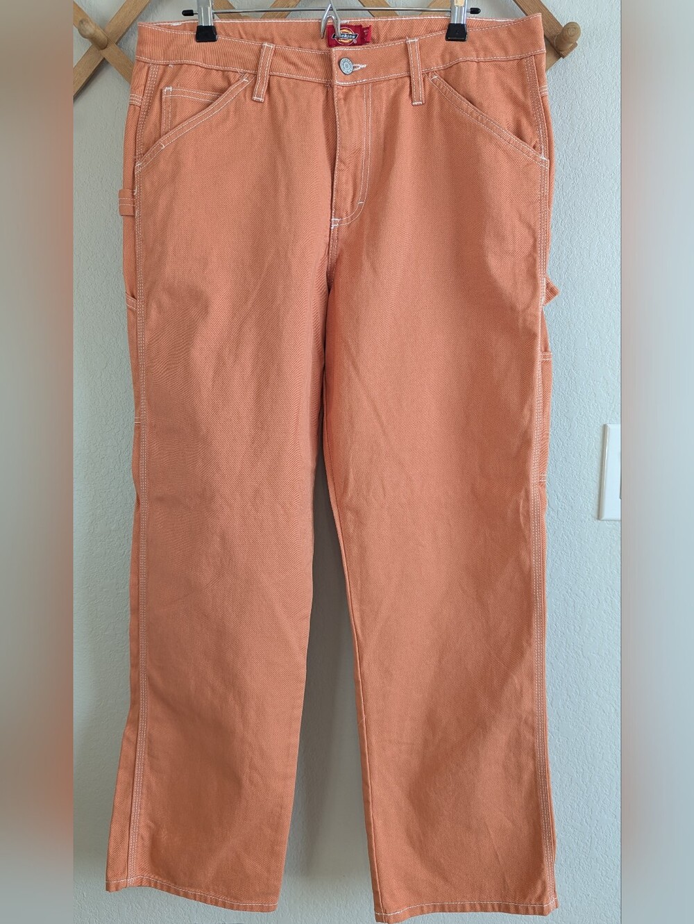 NWT Dickies Junior Relaxed Carpenter Pant 13 Melon Color